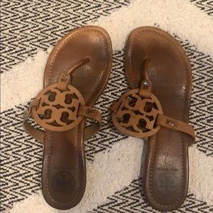 Tory Burch Cognac Sandals Size 9
